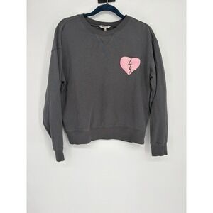 Wild Fox Ladies S Lightweight Long Sleeve Crew Neck‎ Graphic Pullover Sweatshirt